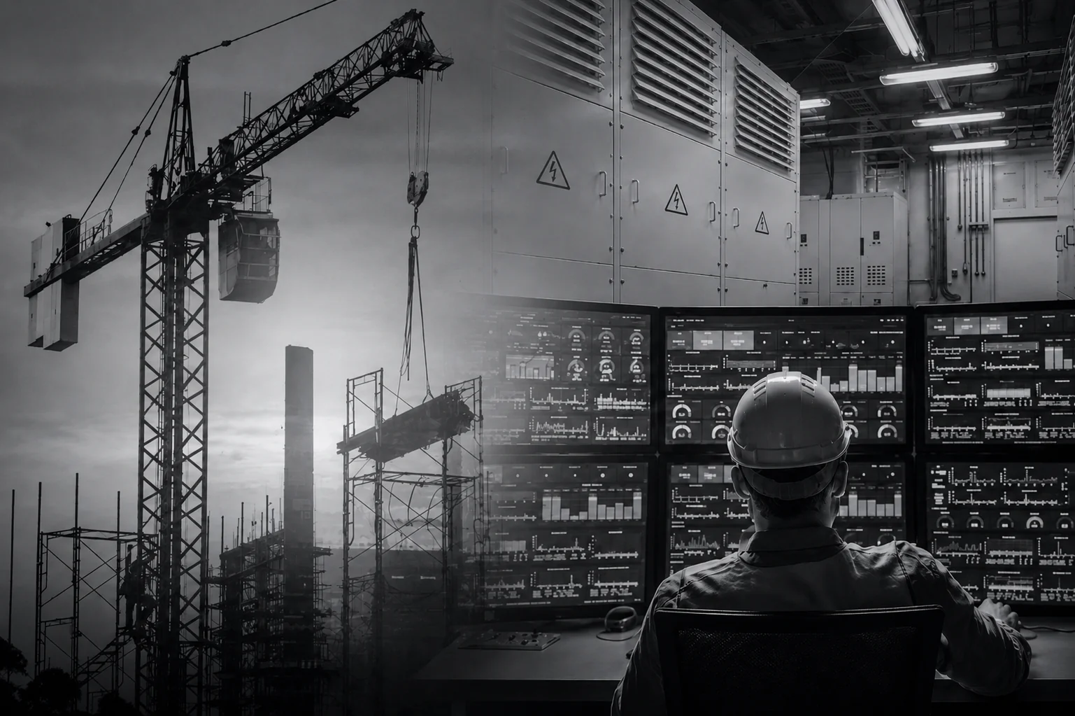 Project site or substation under construction