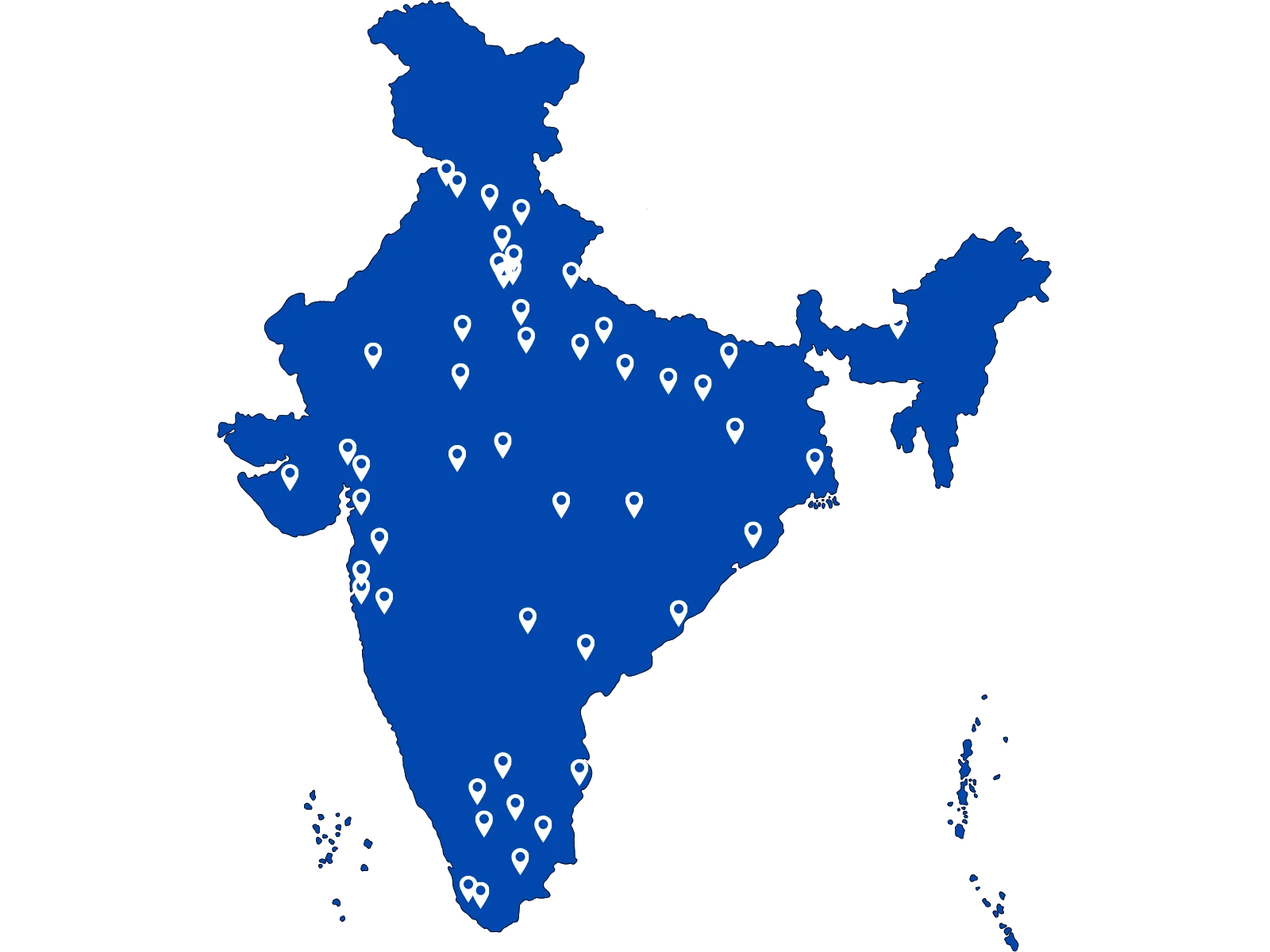 industryPRO service coverage across India