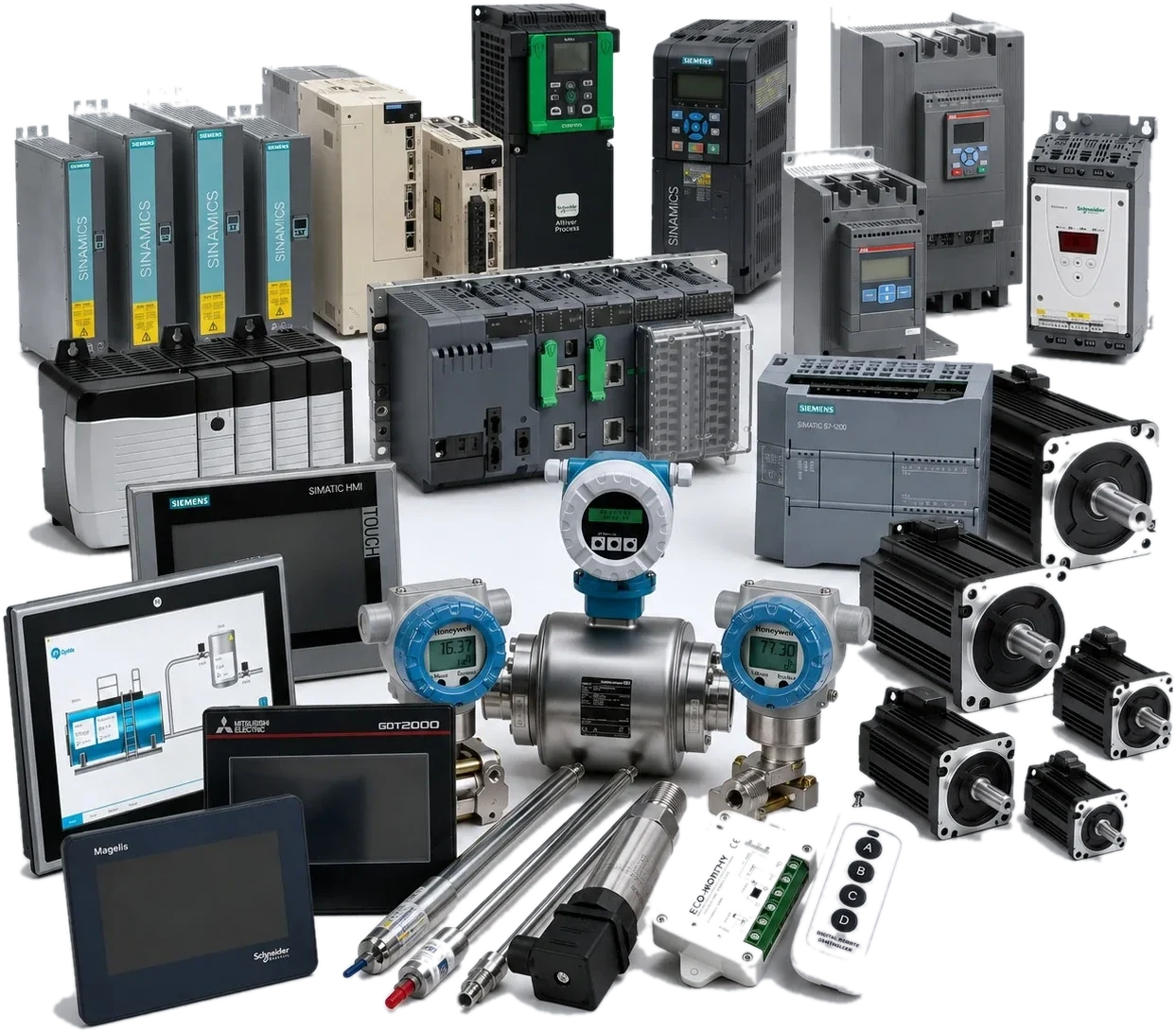Automation spares, supplies and components ready for dispatch